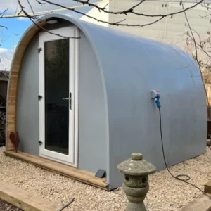 medium garden pod in uk house