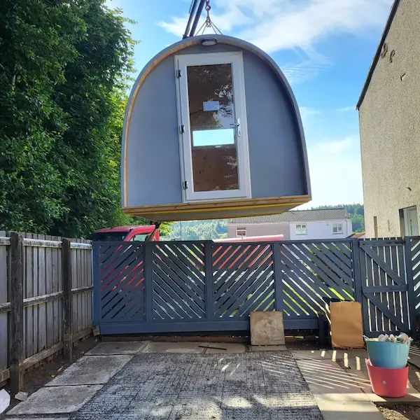 garden sewing room installation