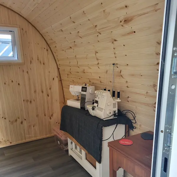 garden sewing studio